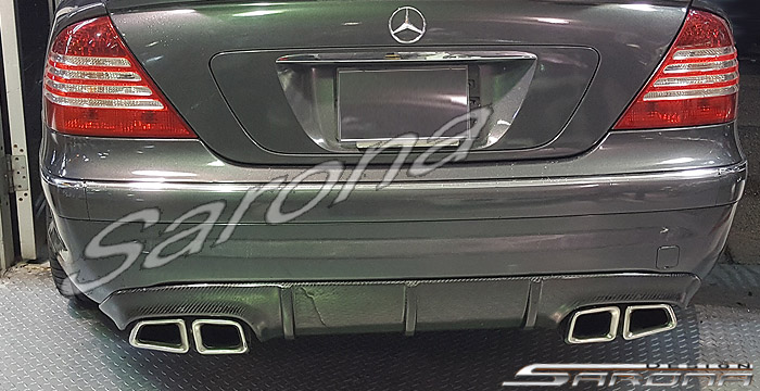 Custom Mercedes CL  Coupe Rear Add-on Lip (2000 - 2006) - $790.00 (Part #MB-033-RA)